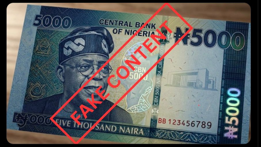 CBN Clears Air on Viral Fake N5,000 Note Online