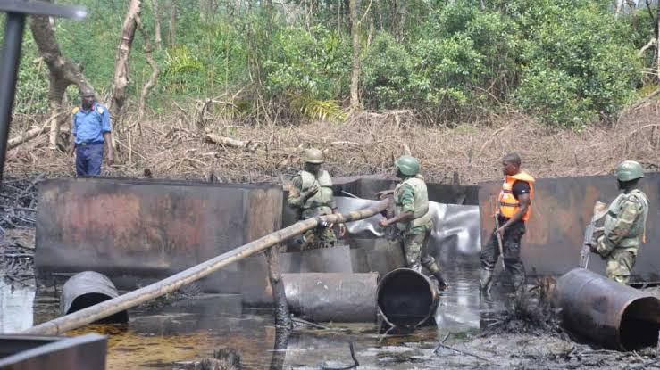 Nigerian Task Force Intercepts Illegal Crude Oil Worth $300 Million in Niger Delta