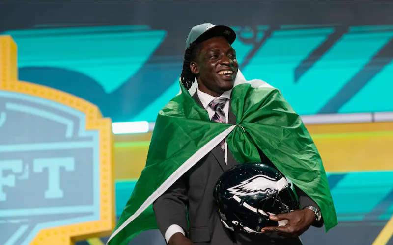 Nigerian Uar Bernard Makes History as First African Pathway Player Drafted into NFL