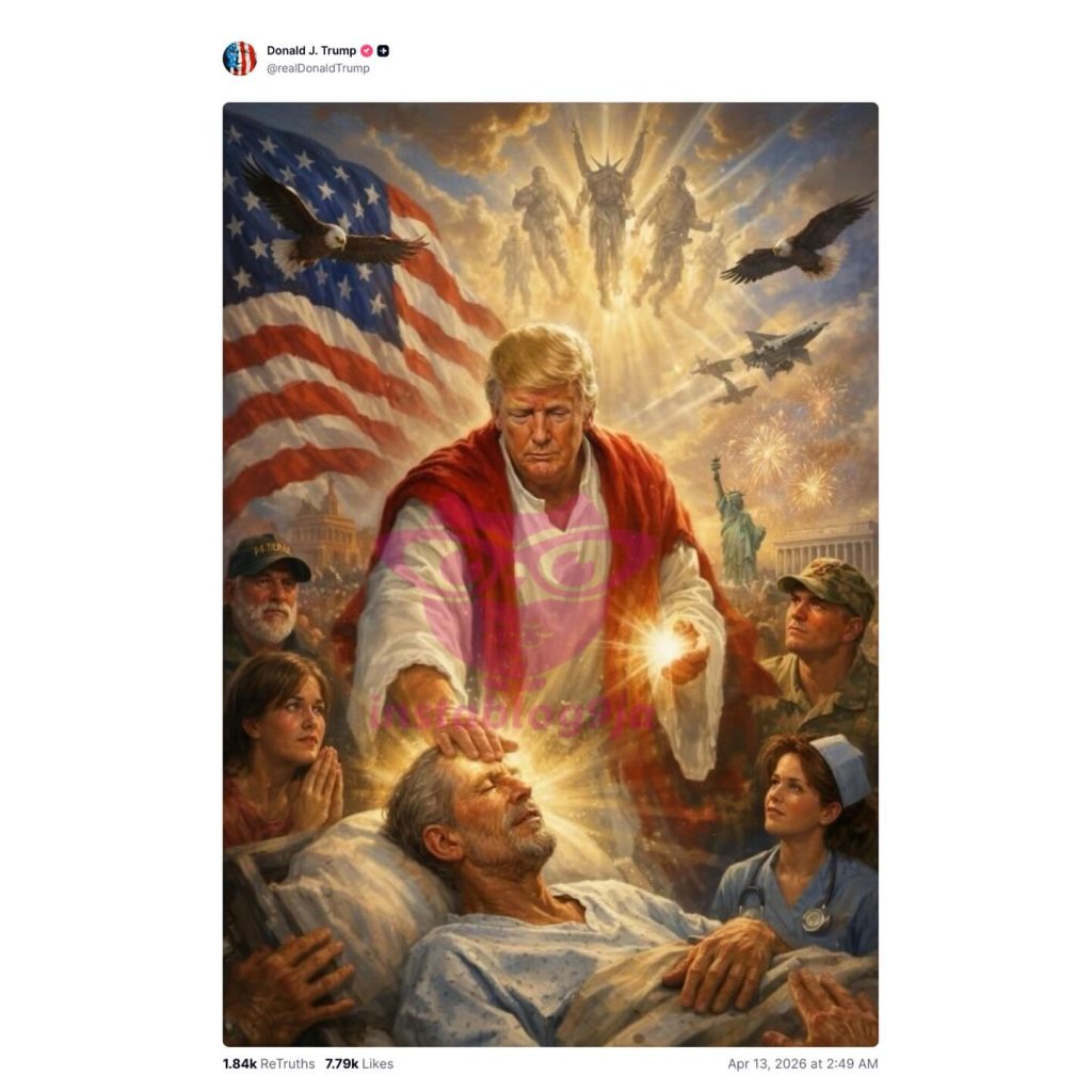 Trump Criticizes Pope Leo XIV, Sparks Backlash After Sharing Christ-Like Image