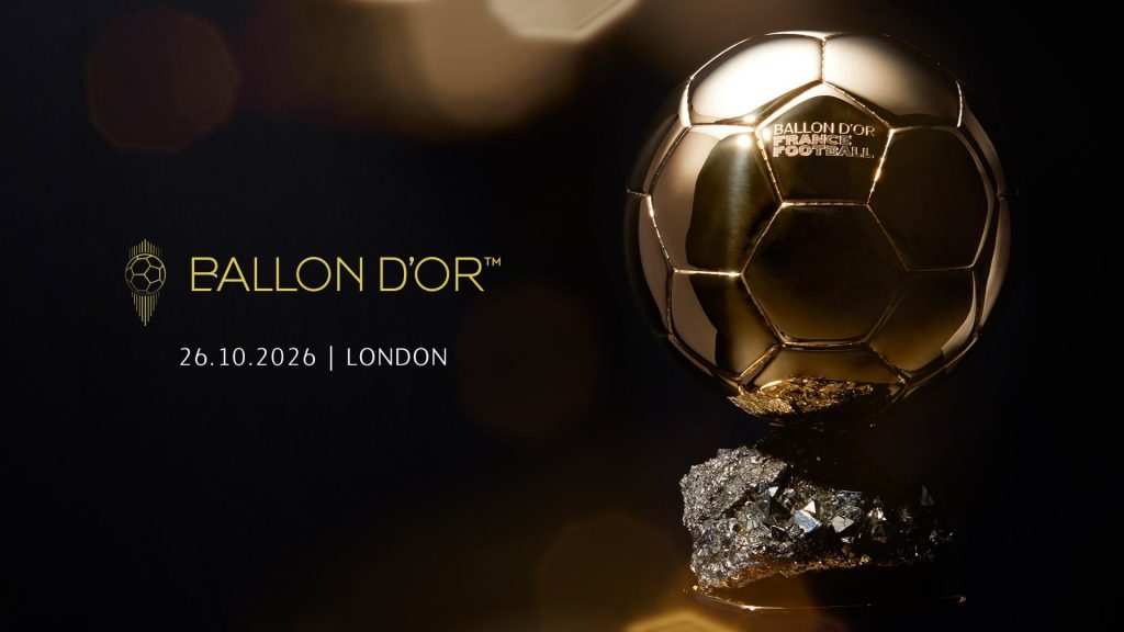 London to Host 2026 Ballon d’Or Ceremony