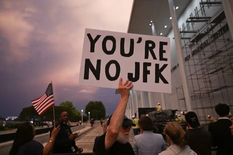 “You’re No JFK”: Washington Arts Center Removes Trump Name After Court Ruling
