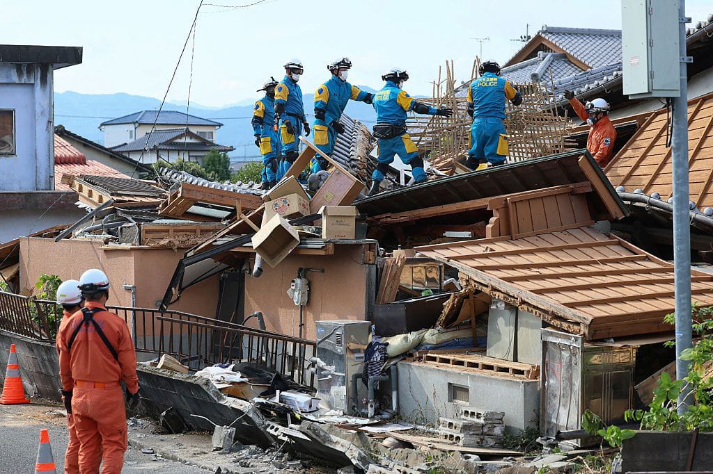 Death Toll from Japan Earthquake Climbs to 28 as Survivors Face Extreme Heat