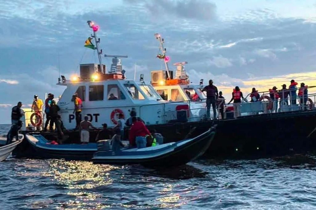 Ferry Sinks Off Guyana Coast as Rescue Efforts Intensify